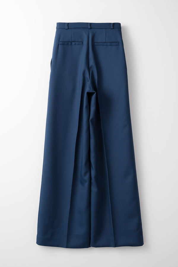 MURRAL Plain wide slacks (Navy)