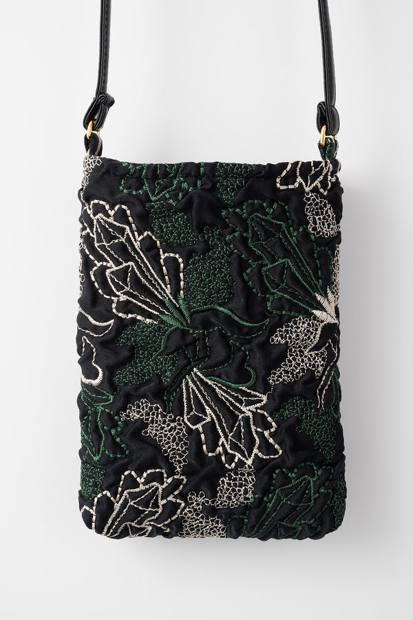 MURRAL Quartz embroidery mini bag (Black)