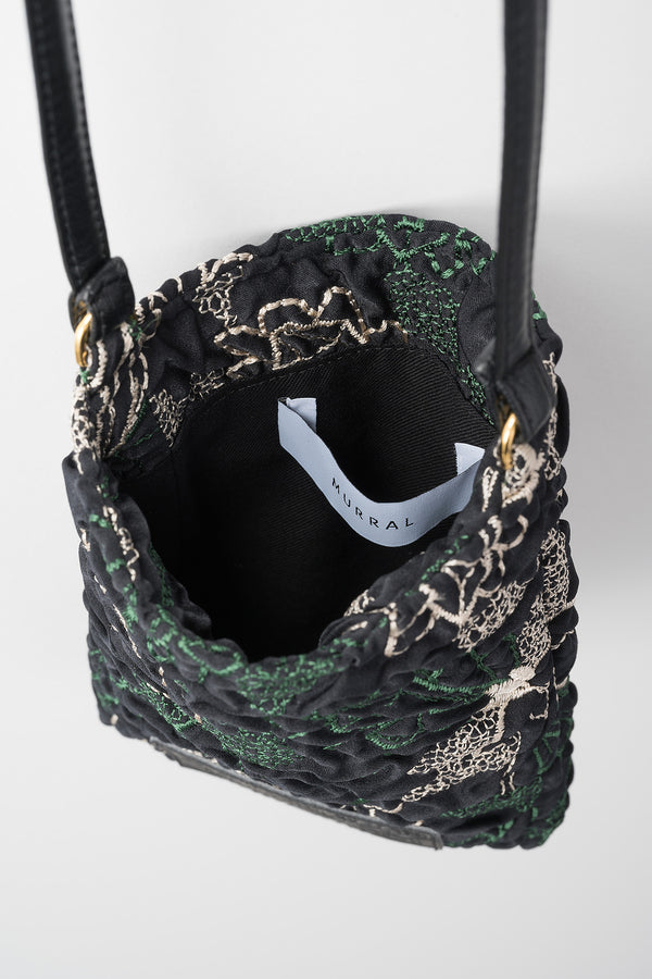 MURRAL Quartz embroidery mini bag (Black)