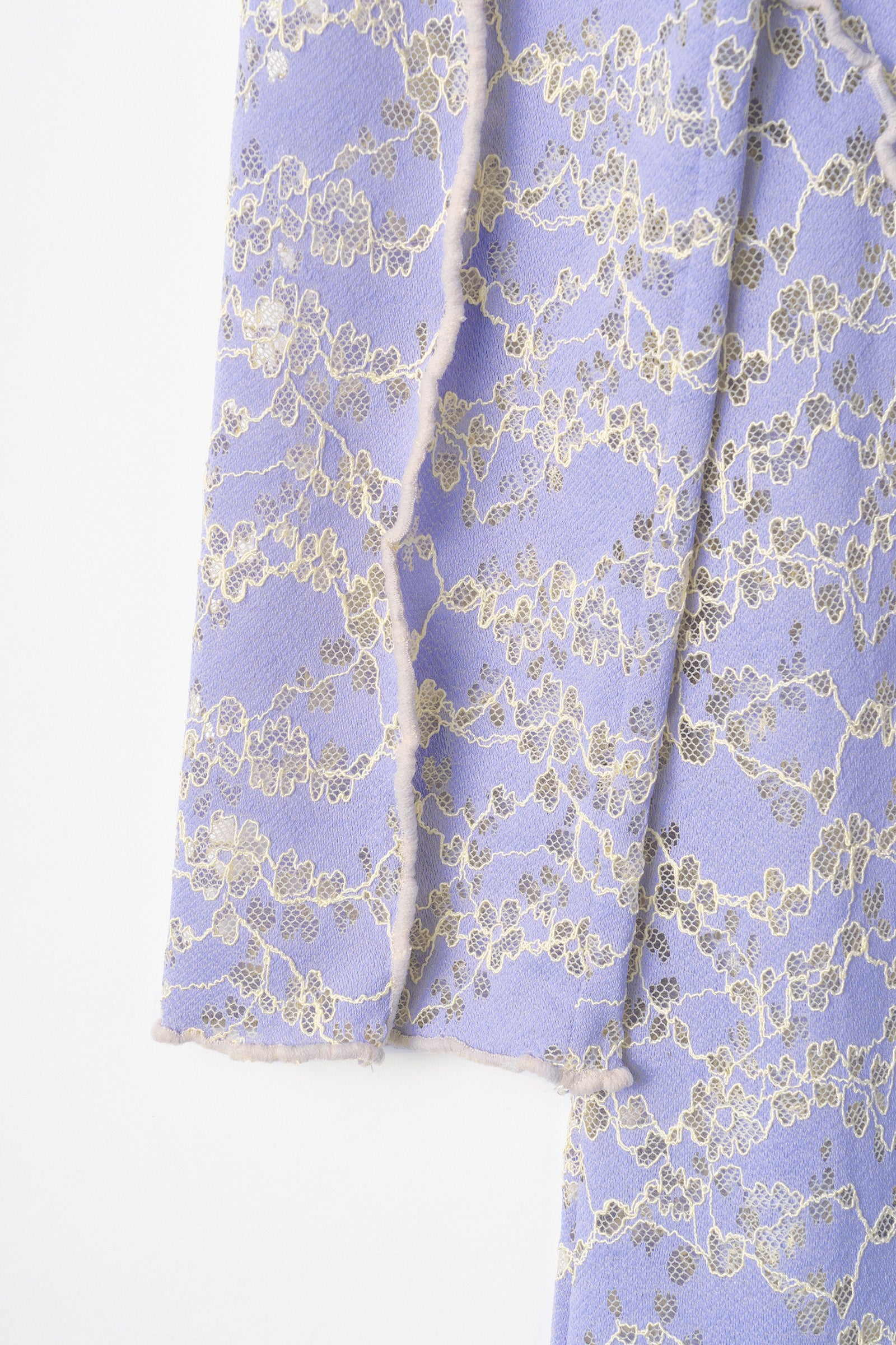 Long stretch lace dress (Purple)