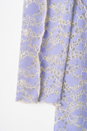 Long stretch lace dress (Purple)