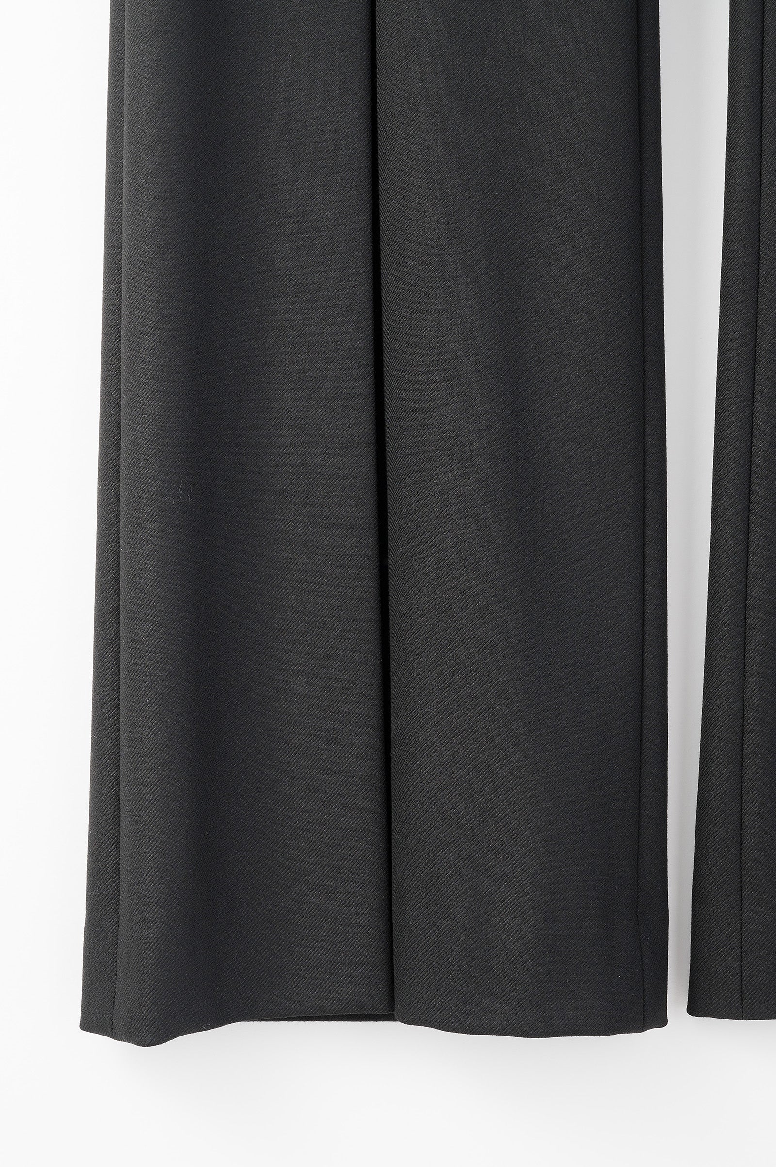Tucked flare trousers (Black) – MURRAL