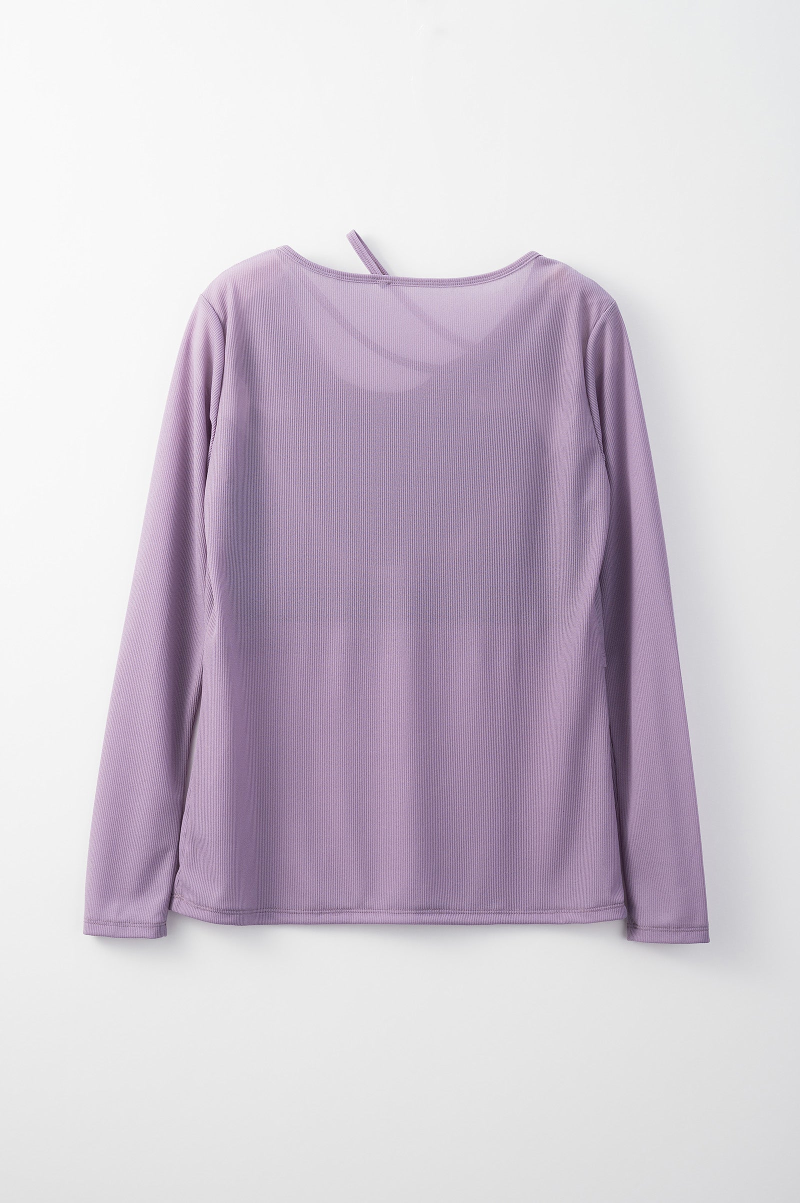 Sheer layered  top (Purple)