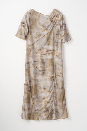 Limestone sheer dress (Beige)