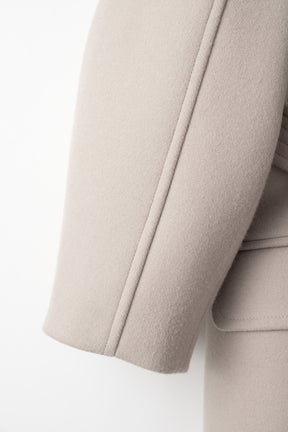 Wool pea coat (Greige)