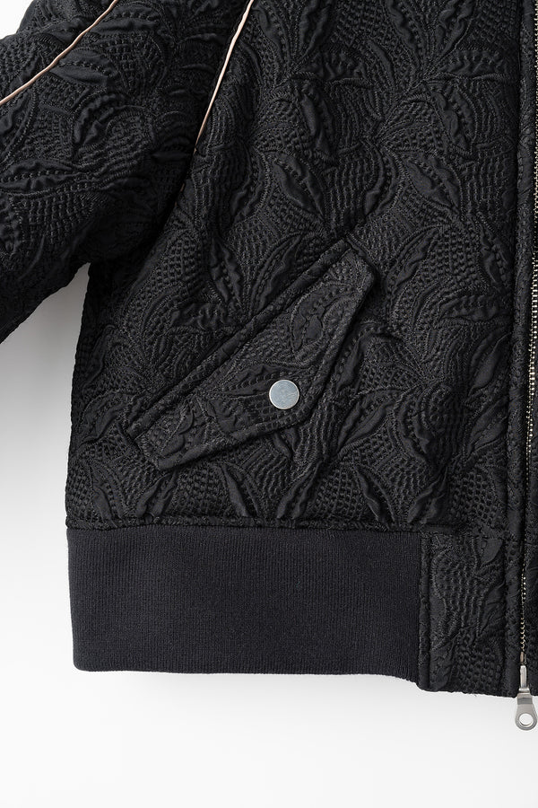 MURRAL Thawing embroidery flight jacket (Black)