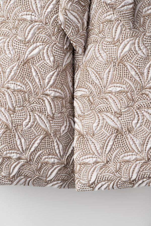 MURRAL Thawing embroidery padding coat (Beige)