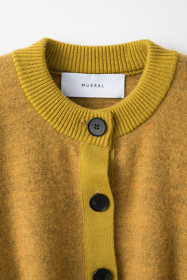 MURRAL Sway knit short cardigan (Ginkgo)
