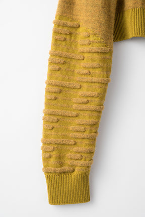 Sway knit short cardigan (Ginkgo)