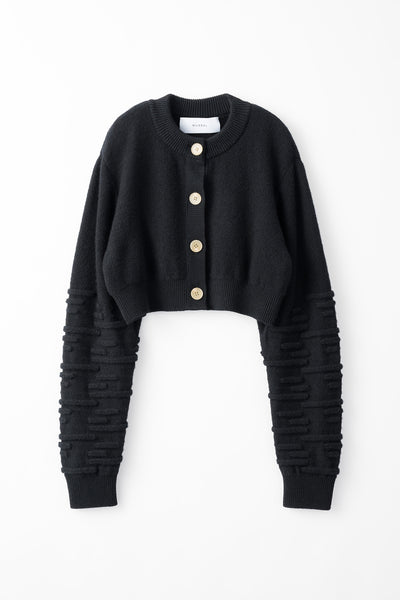 MURRAL Gradation knit short cardigan