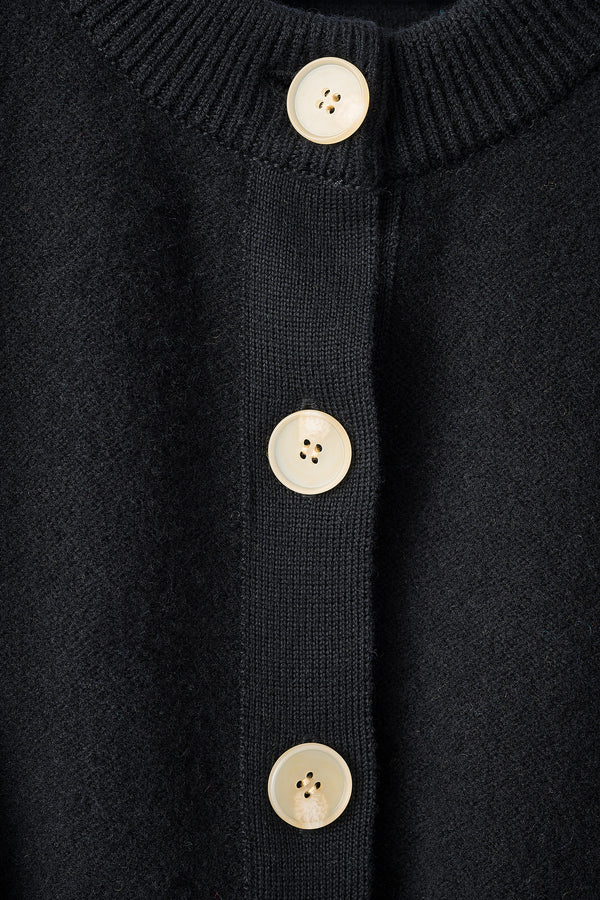 MURRAL Sway knit short cardigan (Black)