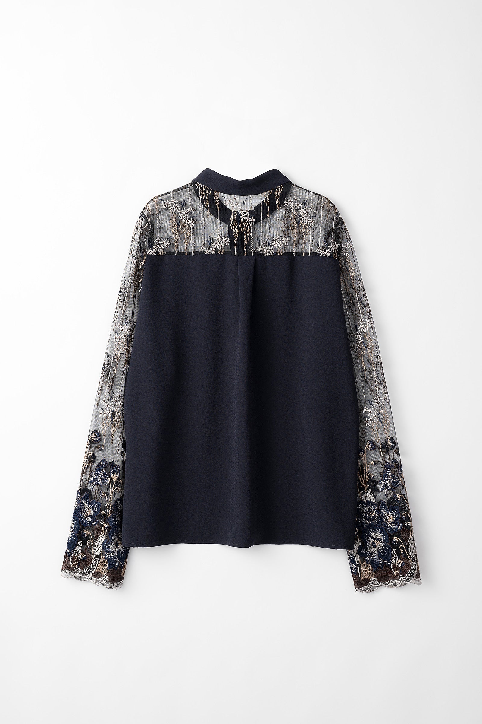 murral embroidery lace blouse