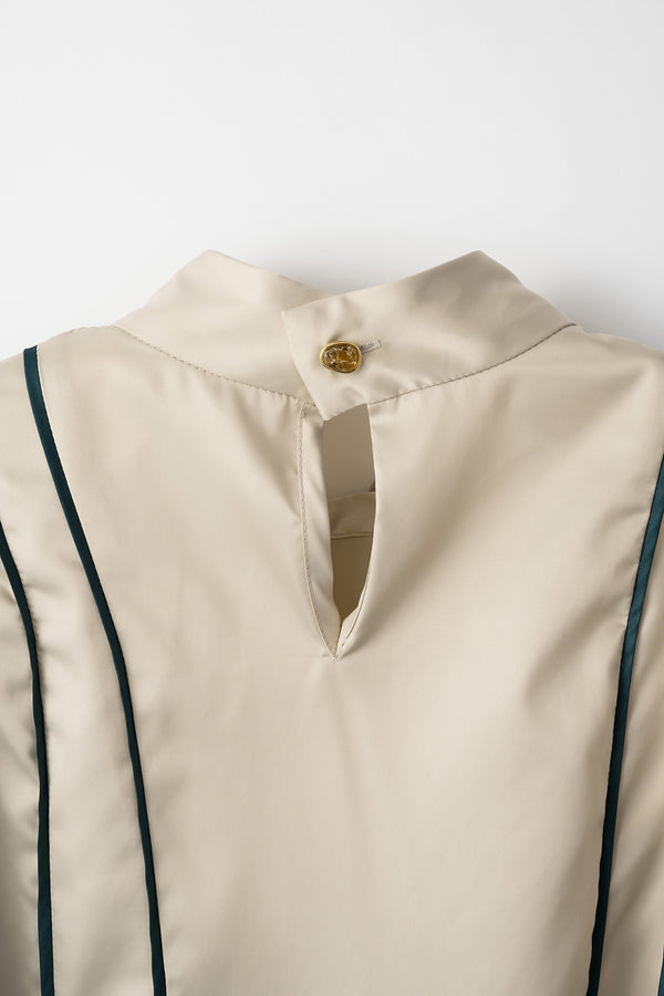 MURRAL Leaf vein top (Sand beige)