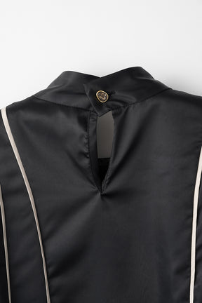 Leaf vein top (Black)