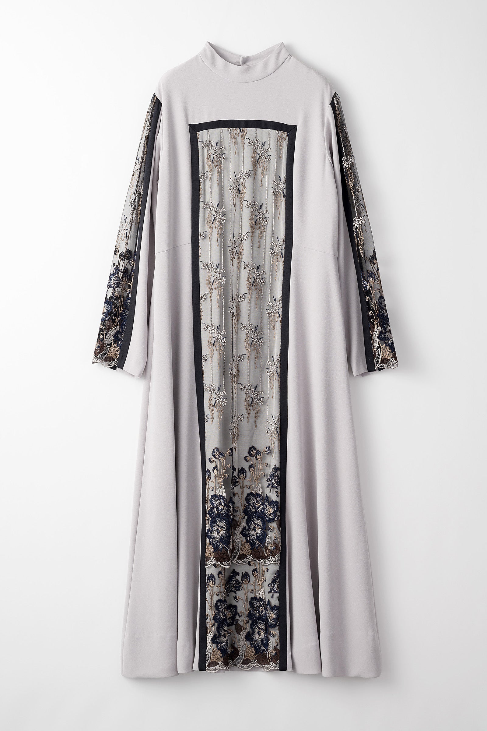 Framed flower dress (Gray) – MURRAL