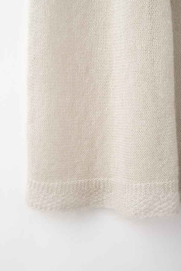 MURRAL Water mirror knit dress (Light gray)
