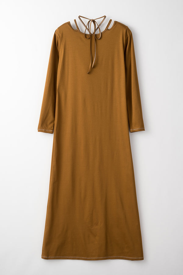 MURRAL Ivy twist sleeve dress (Ginkgo)