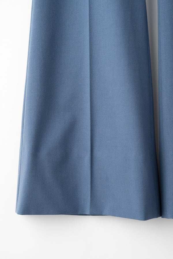 MURRAL Flared gurkha trousers (Blue)