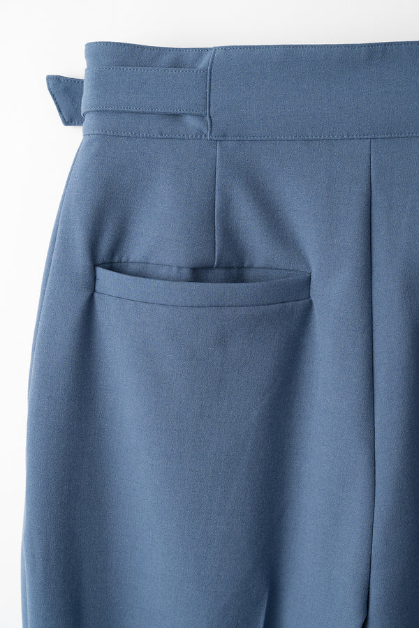 MURRAL Flared gurkha trousers (Blue)
