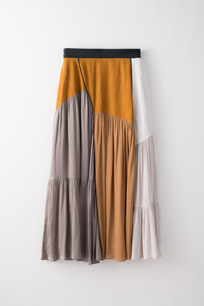 Leaf vein skirt(Orange)