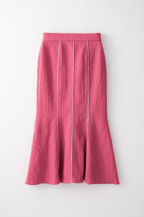 Unevenness skirt(Pink)