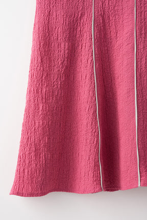 Unevenness skirt(Pink)
