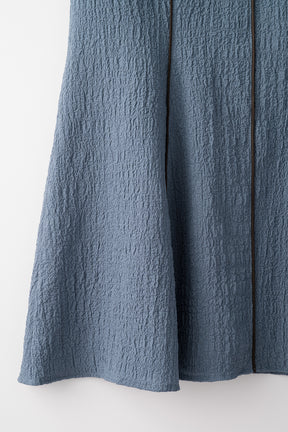 Unevenness skirt(Blue)
