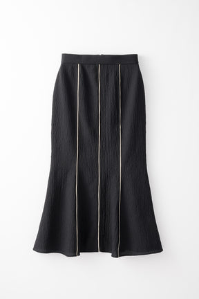 Unevenness skirt(Black)