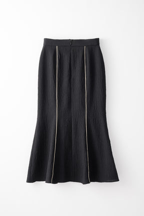 Unevenness skirt(Black)