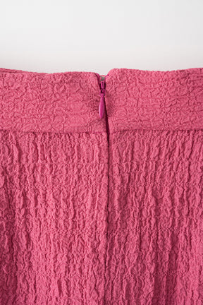Unevenness skirt(Pink)